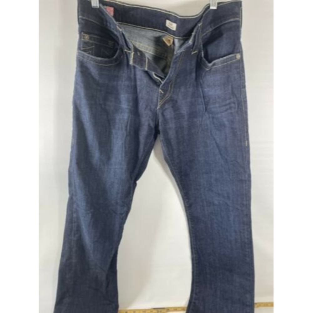 True Religion Men's Ricky Relaxed Straight Denim Dark Wash sz. 33 Jeans 🔥